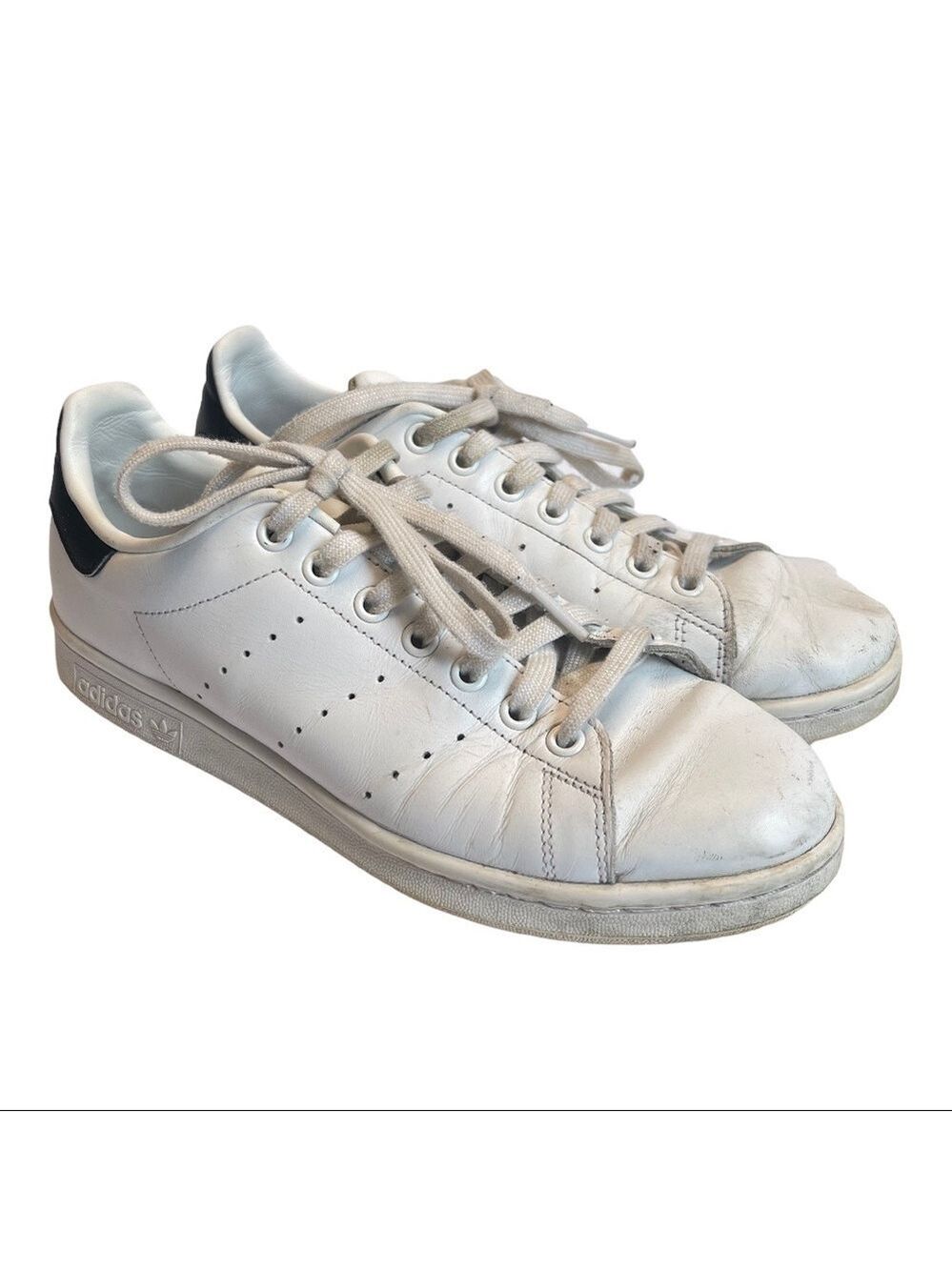 Adidas Men's Stan Smith White Green Three Stripes Classic Skateboarding …